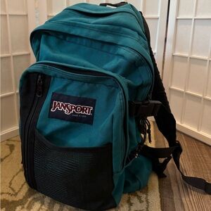 Teal Vintage Jansport Day Pack/Book Bag